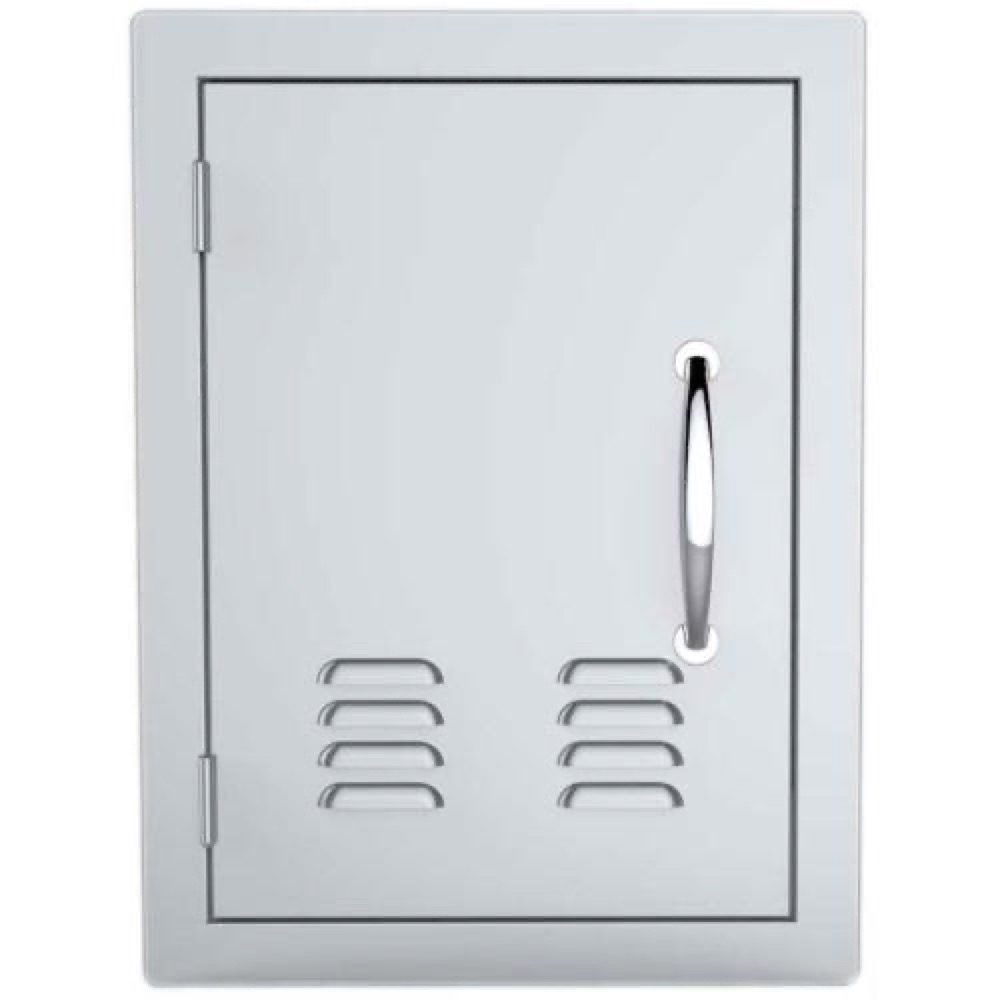 Sunstone Grills Classic Series 17 Inch Stainless Steel Left Hinge Vented Vertical Single Access Door