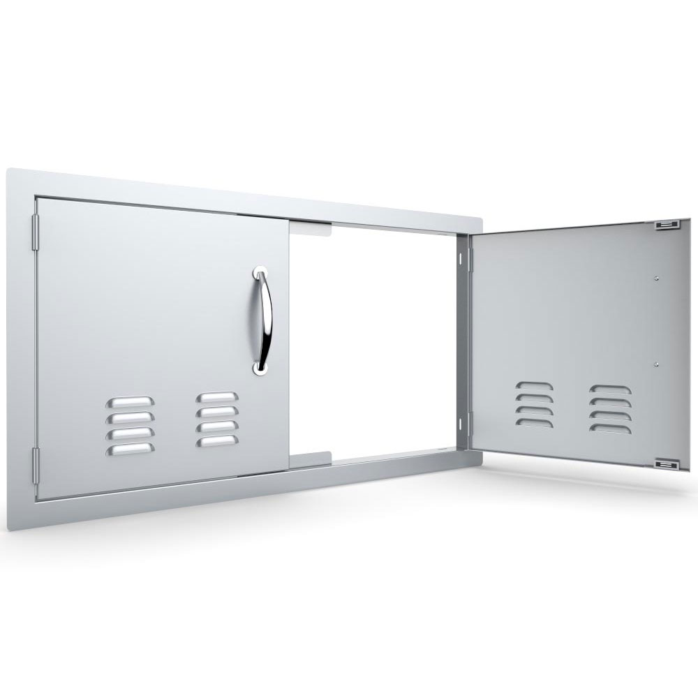 Sunstone Grill Classic Series 36 Inch Stainless Steel Vented Double Access Door