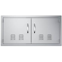 Sunstone Grill Classic Series 42 Inch Stainless Steel Vented Double Access Door C DD42250