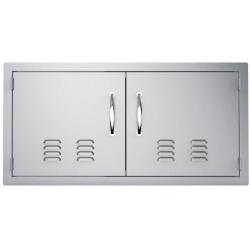 Sunstone Grills Classic Series 42 Inch Stainless Steel Vented Double Access Door C DD42250