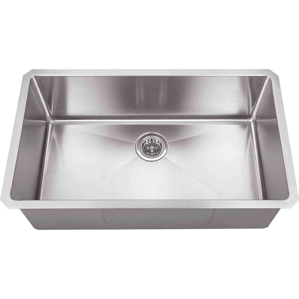 IPT Sinks 16-Gauge 32-Inch X 19-Inch Single Bowl Stainless Steel 