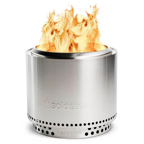 Solo Stove Bonfire 19 Inch Round Stainless Steel Wood Burning Fire Pit with Stand   2