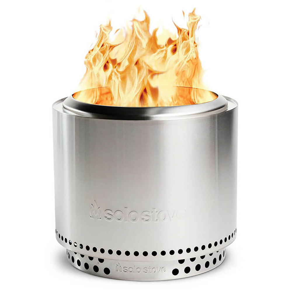Solo Stove Bonfire 19 Inch Round Stainless Steel Wood Burning Fire Pit with Stand   2