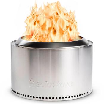 Solo Stove Yukon 27 Inch Round Stainless Steel Wood Burning Fire Pit SSYUK 27 2 0350