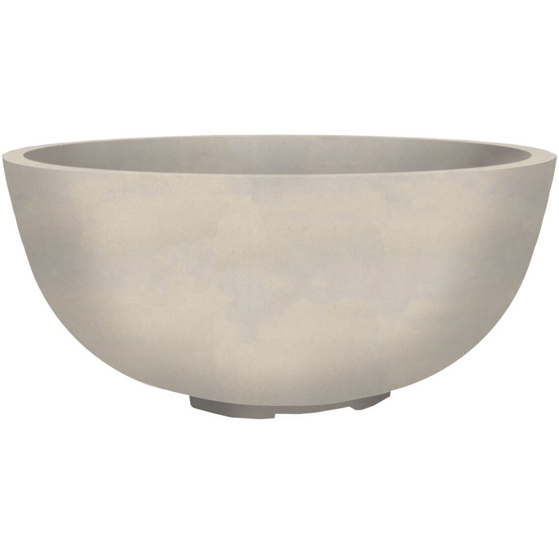 Prism Hardscapes Moderno 1 39 Inch 65000 BTU Natural Gas Round Fire Pit Bowl   Coastal