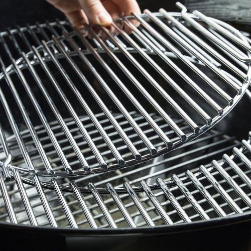Weber Grills Master Touch 22 Inch Charcoal Grill with Gourmet BBQ System Cooking Grate   Spring Green
