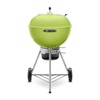 Weber Grills Master Touch 22 Inch Charcoal Grill with Gourmet BBQ System Cooking Grate Spring Green 14511601350
