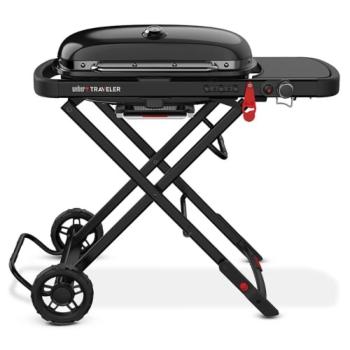 Weber Grills Traveler Portable Propane Gas Grill Stealth 9013001350