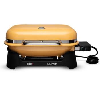 Weber Grills Lumin 2000 26 Inch 120V Portable Electric Grill Yellow 92280901350
