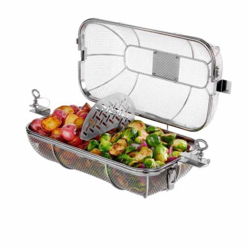 Weber Grills Crafted Stainless Steel Rotisserie Crisping Basket