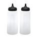 Weber Grills 16 Oz Griddle Condiment Squeeze Bottles   Set of 2