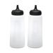 Weber Grills 16 Oz Griddle Condiment Squeeze Bottles   Set of 2