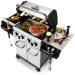 Broil King Regal S490 Pro 4 Burner Freestanding Natural Gas Grill with Rear Burner and Side Burner