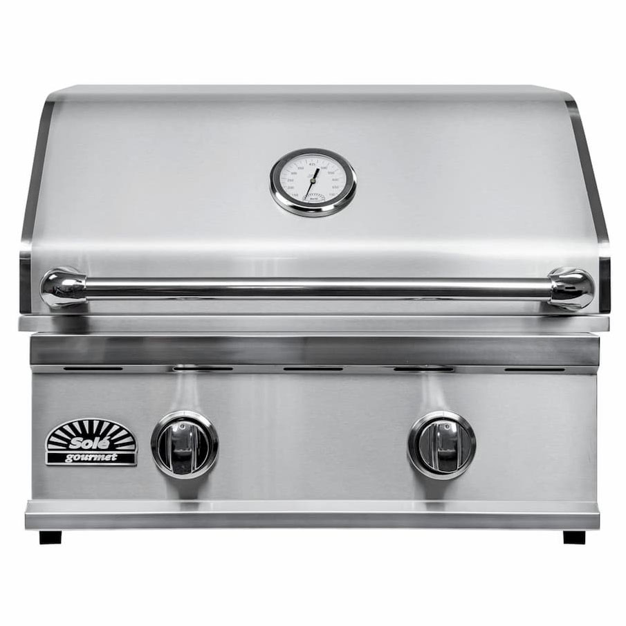 Sole Gourmet Turbo Replacement Series 26 Inch 2 Burner Built In Natural Gas Grill