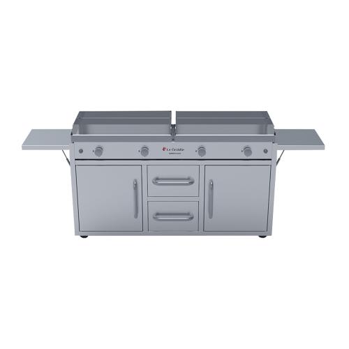 Le Griddle Grand Texan 60 Inch 4 Burner Freestanding Propane Gas Commercial Style Flat Top Griddle