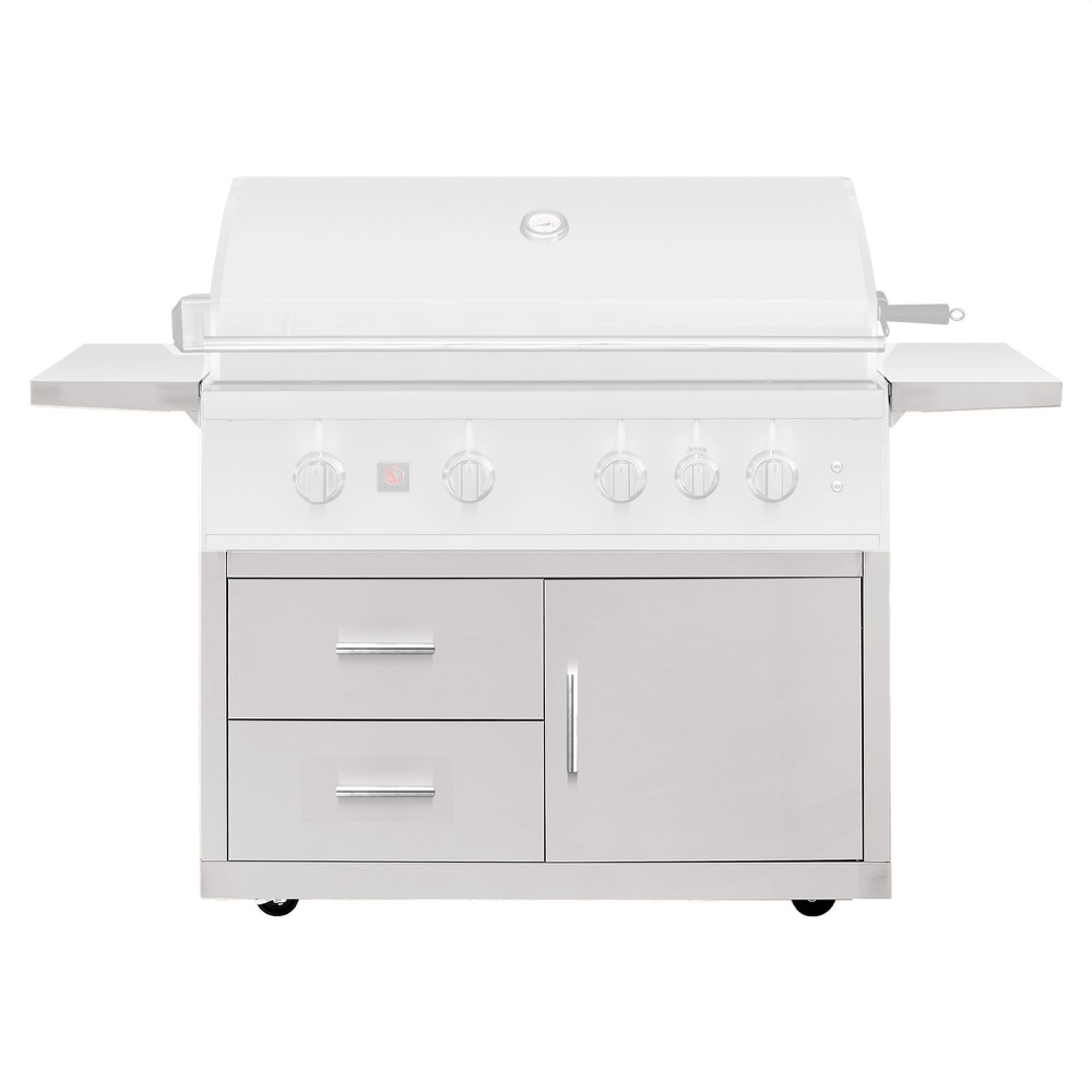 Summerset Deluxe Grill Cart for 40 Inch TRL Pro Gas Grill   Cart Only