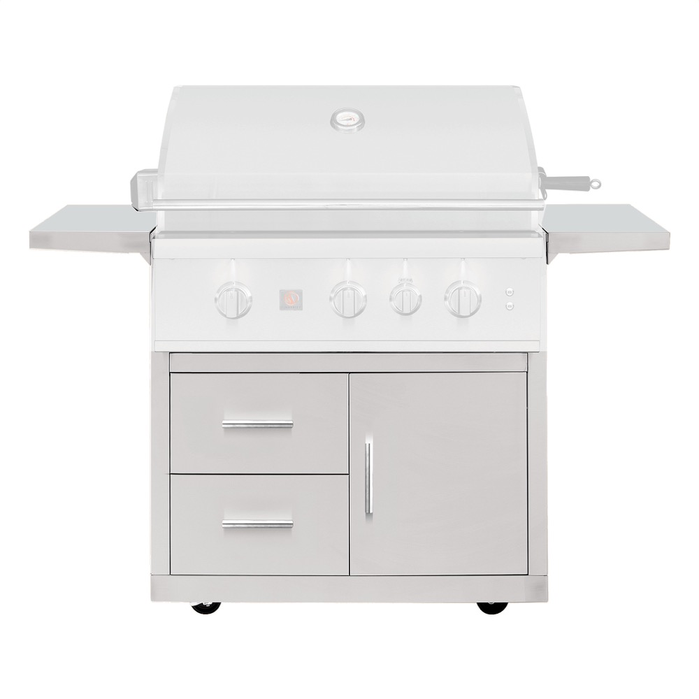 Summerset Deluxe Grill Cart for 32 Inch TRL Pro Gas Grill   Cart Only