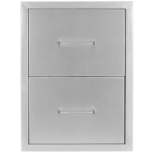 Wildfire 16 Inch 304 Stainless Steel Double Access Drawer