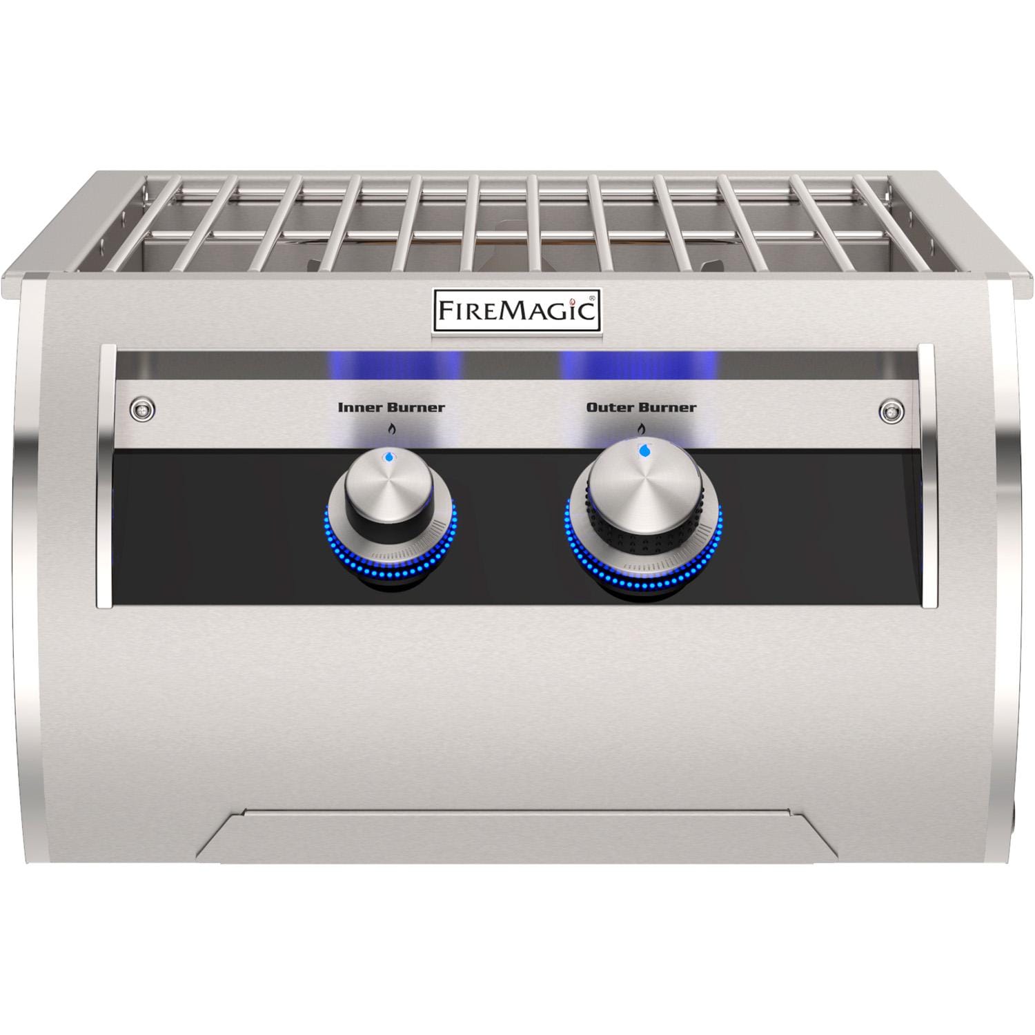 Fire Magic Echelon Diamond 60000 BTU Built In Natural Gas Power Burner With Stainless Steel Grid