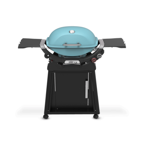 Weber Grills Q 2800N Freestanding Propane Gas Grill   Sky Blue