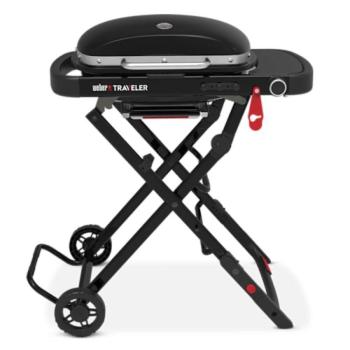 Weber Grills Traveler Compact Portable Propane Gas Grill Black 1500460 350