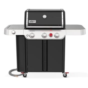 Weber Grills Genesis E 335 Freestanding Natural Gas Grill with Sear Burner and Side Burner Black 1500536350