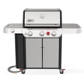 Weber Grills Genesis S 335 Freestanding Natural Gas Grill with Sear Burner and Side Burner Stainless Steel 1500538350