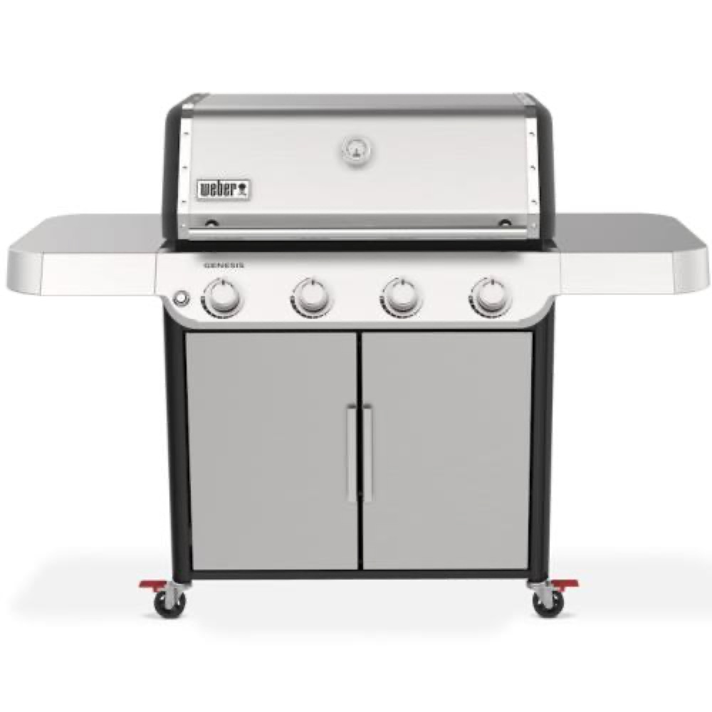 Weber Grills Genesis S 415 Freestanding Propane Gas Grill   Stainless Steel