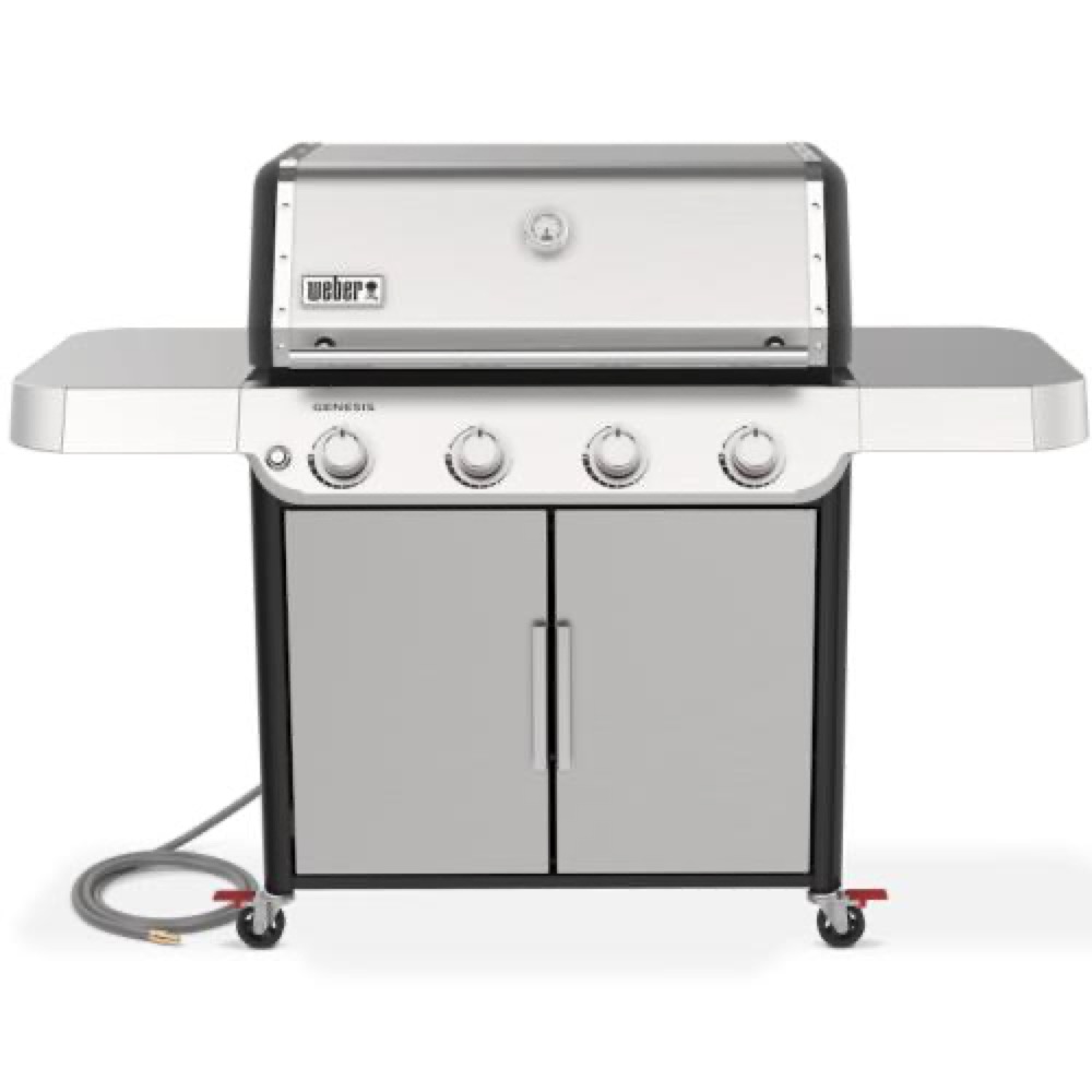 Weber Grills Genesis S 415 Freestanding Natural Gas Grill   Stainless Steel