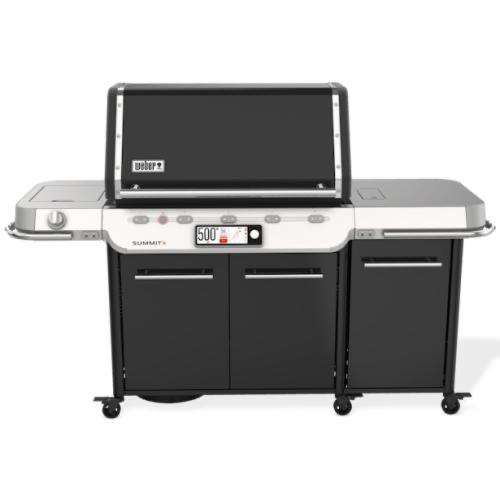 Weber Grills Summit Smart FS38X E Wi Fi Connected Freestanding Propane Gas Grill with Rotisserie Sear Burner and Side Burner   Black