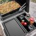 Weber Grills Works Condiment Caddy with Tray Lid for Slate Gas Griddles