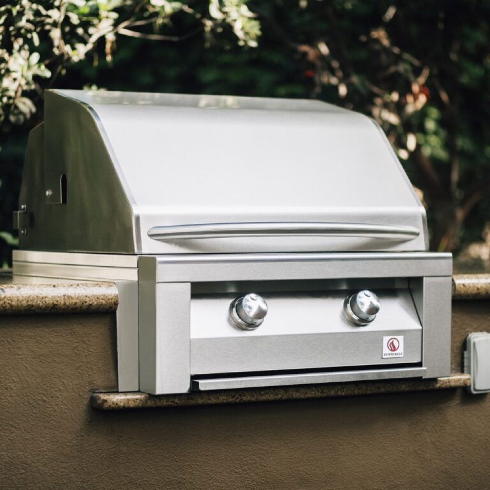 Summerset Grills Resort Grill 30 Inch 2 Burner Built In Natural Gas Grill