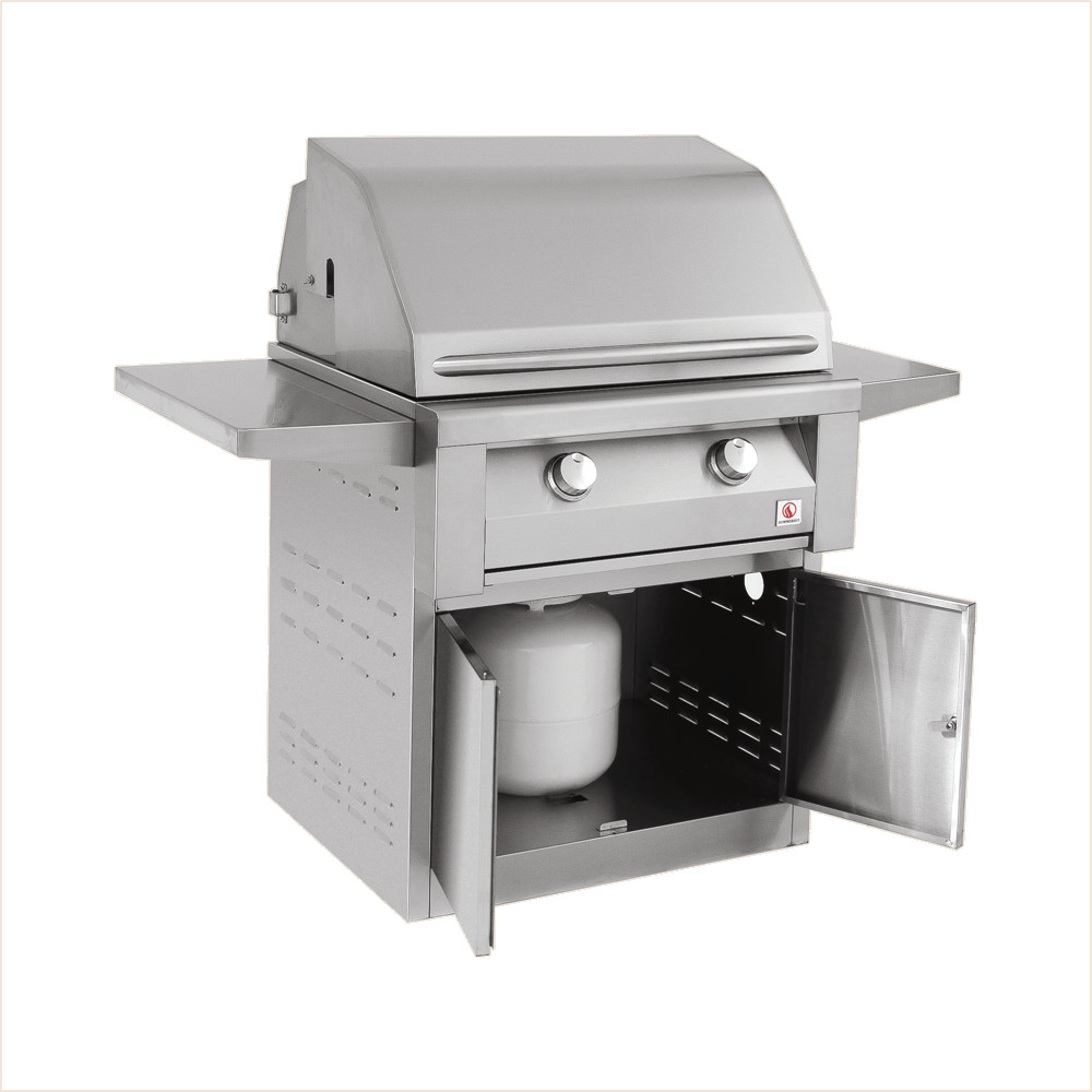Summerset Grills Resort Grill 30 Inch 2 Burner Freestanding Propane Gas Grill