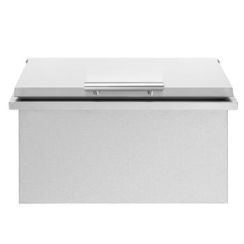 15 IC 28 2 7C Drop In Cooler 40 lb Ice Capacity Front Closed min min350