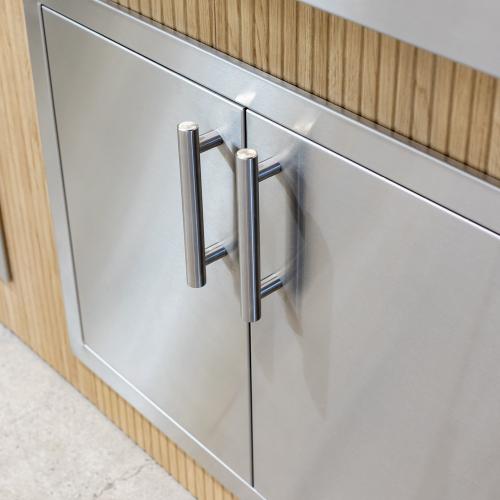 Summerset Grills 26 Inch Stainless Steel Flush Mount Double Access Door