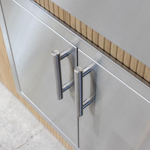 Summerset Grills 36 Inch Stainless Steel Flush Mount Double Access Door