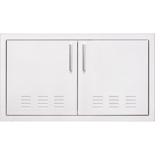 Summerset Grills 33 Inch Stainless Steel Flush Mount Vented Double Access Door