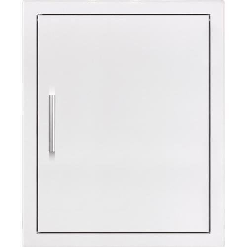 Summerset Grills 18 Inch Stainless Steel Reversible Hinged Flush Mount Vertical Single Access Door