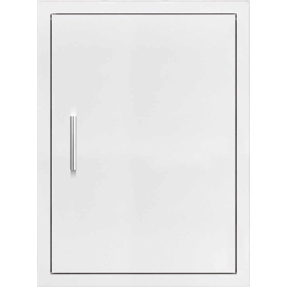 Summerset Grills 20 Inch Stainless Steel Reversible Hinged Flush Mount Vertical Single Access Door