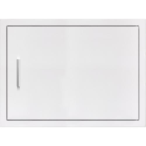 Summerset Grills 27 Inch Stainless Steel Reversible Hinged Flush Mount Horizontal Single Access Door