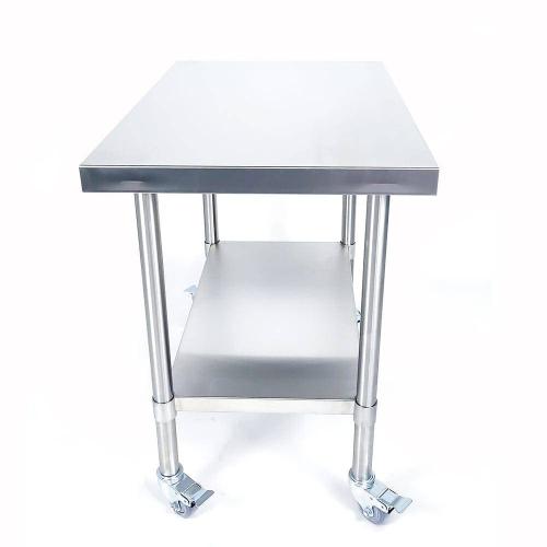 Tagwood BBQ 35 Inch Freestanding Stainless Steel Prep Work Table