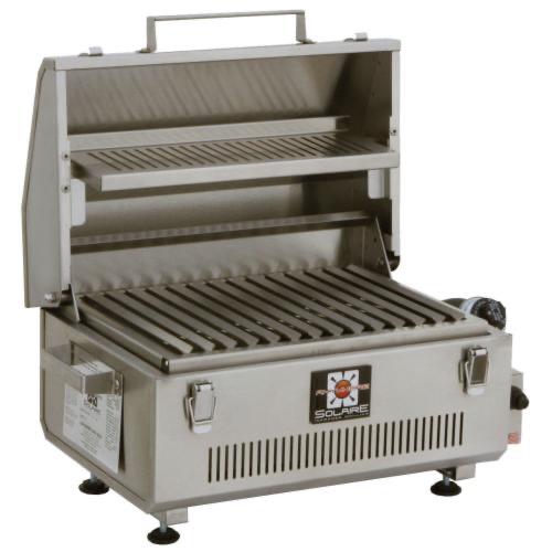 Solaire Anywhere Portable Infrared Propane Gas Grill with Warming Rack
