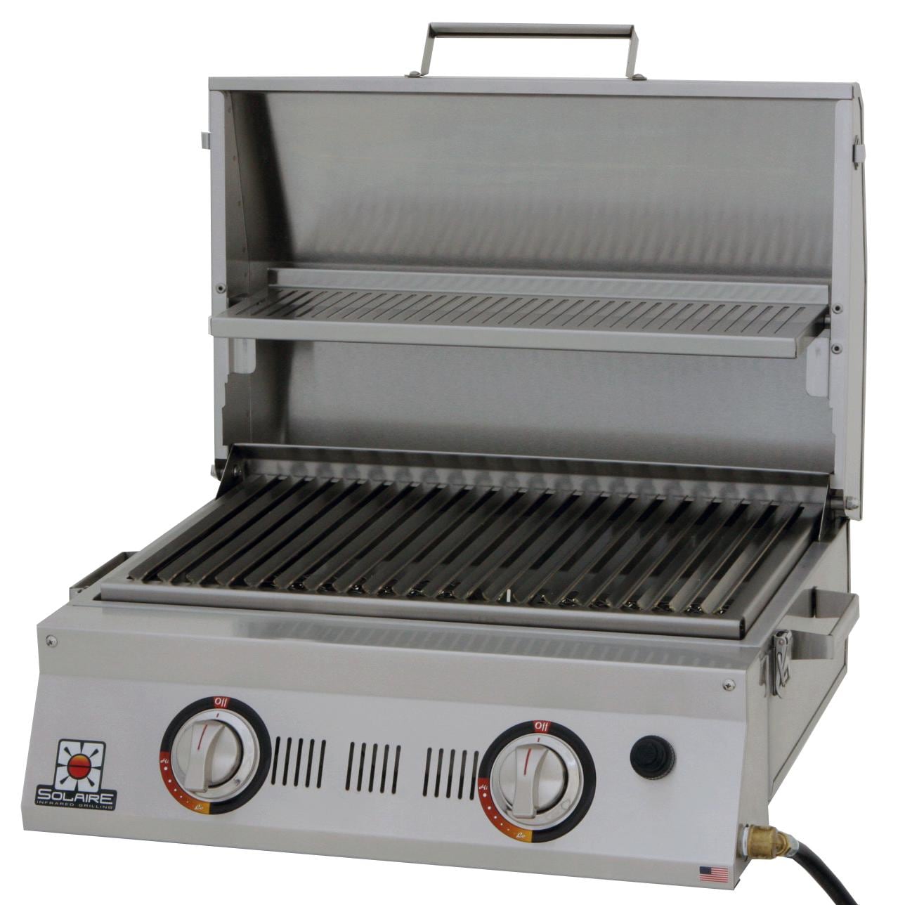 Solaire AllAbout Freestanding 2 Burner Infrared Propane Gas Grill