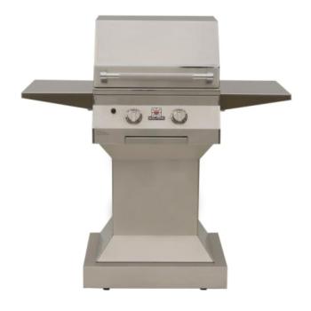 Solaire 21 Inch Basic Freestanding All Infrared Natural Gas Grill SOL IRBQ 21GIR PED NG 350