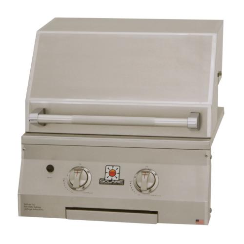 Solaire 21 Inch Deluxe Built In All Infrared Propane Gas Grill