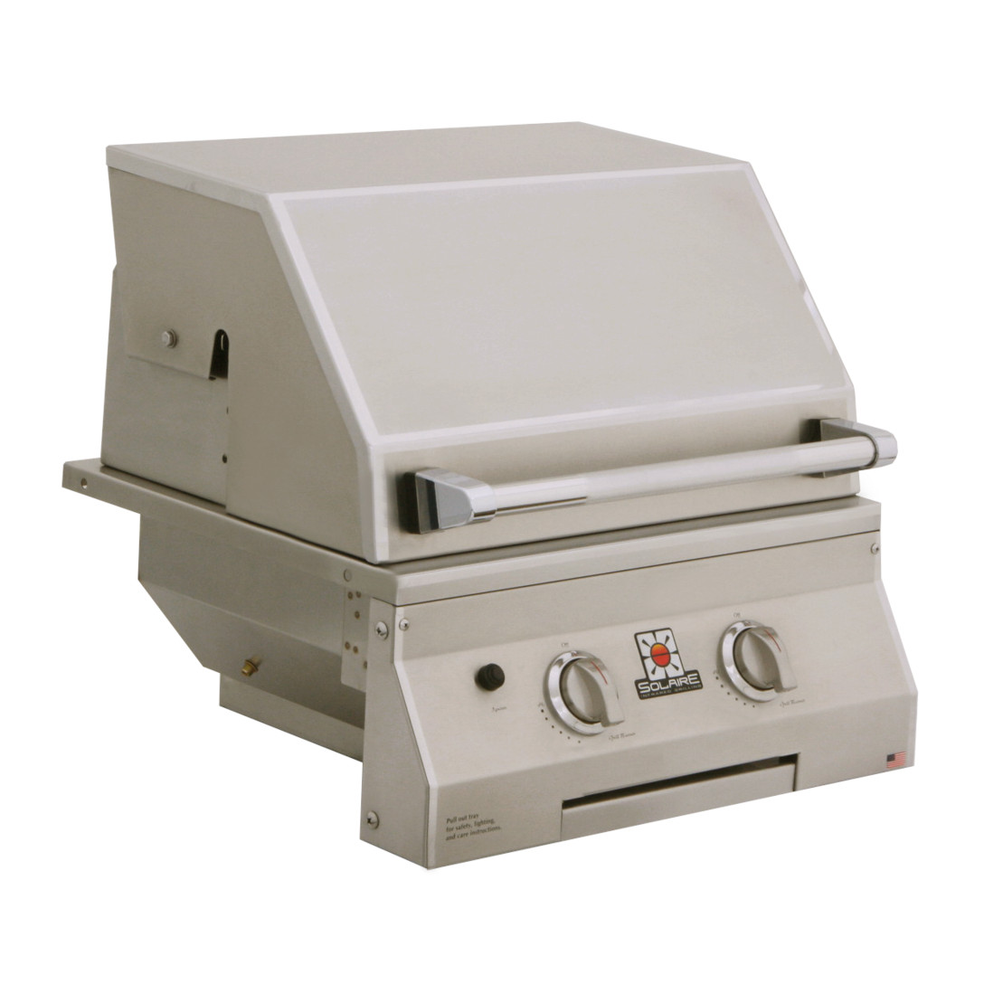 Solaire 21 Inch Deluxe Built In All Infrared Propane Gas Grill