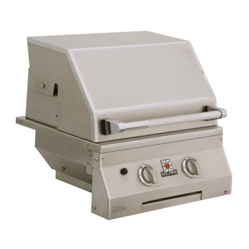 Solaire 21 Inch Deluxe Built In InfraVection Natural Gas Grill