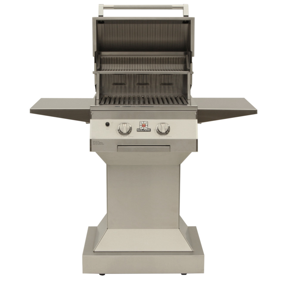 Solaire 21 Inch Deluxe Freestanding InfraVection Propane Gas Grill