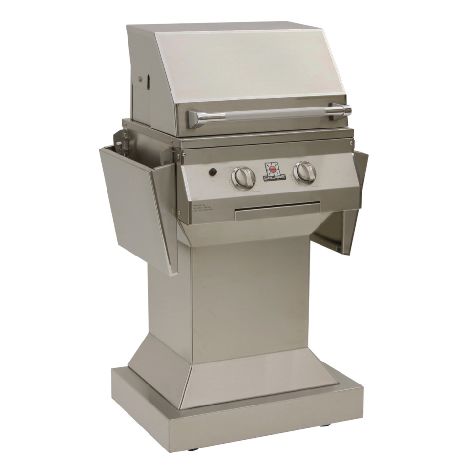 Solaire 21 Inch Deluxe Freestanding InfraVection Natural Gas Grill