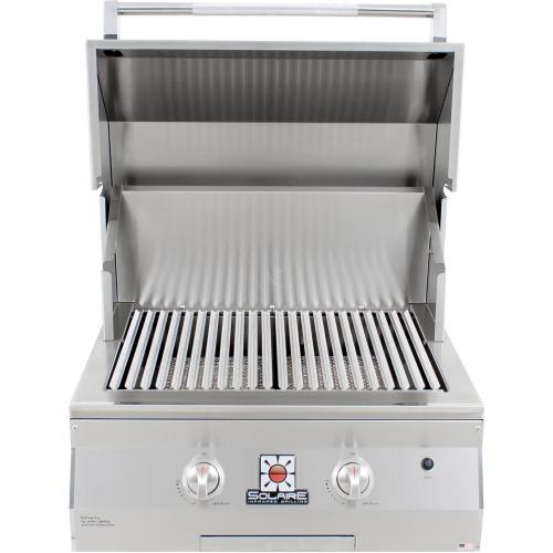 Solaire 27 Inch Basic Built In All Infrared Propane Gas Grill